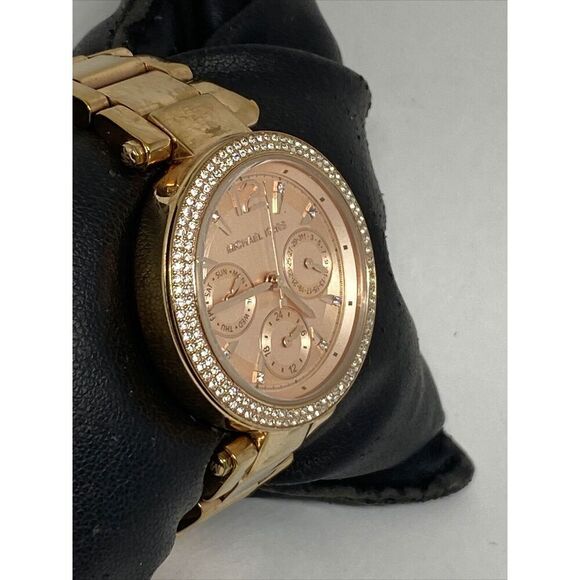 Michael Kors Parker MK6352 Women Stainless Steel Analog Dial Quartz Watch JK345 - Picture 5 of 12